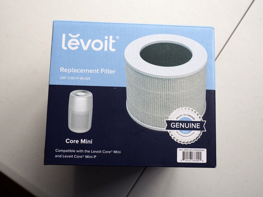 Levoit Core Mini Air Purifier Replacement Filter: Carbon Filter for Bacteria, Mold, Smoke, Pet Dander, Dust, Pollen