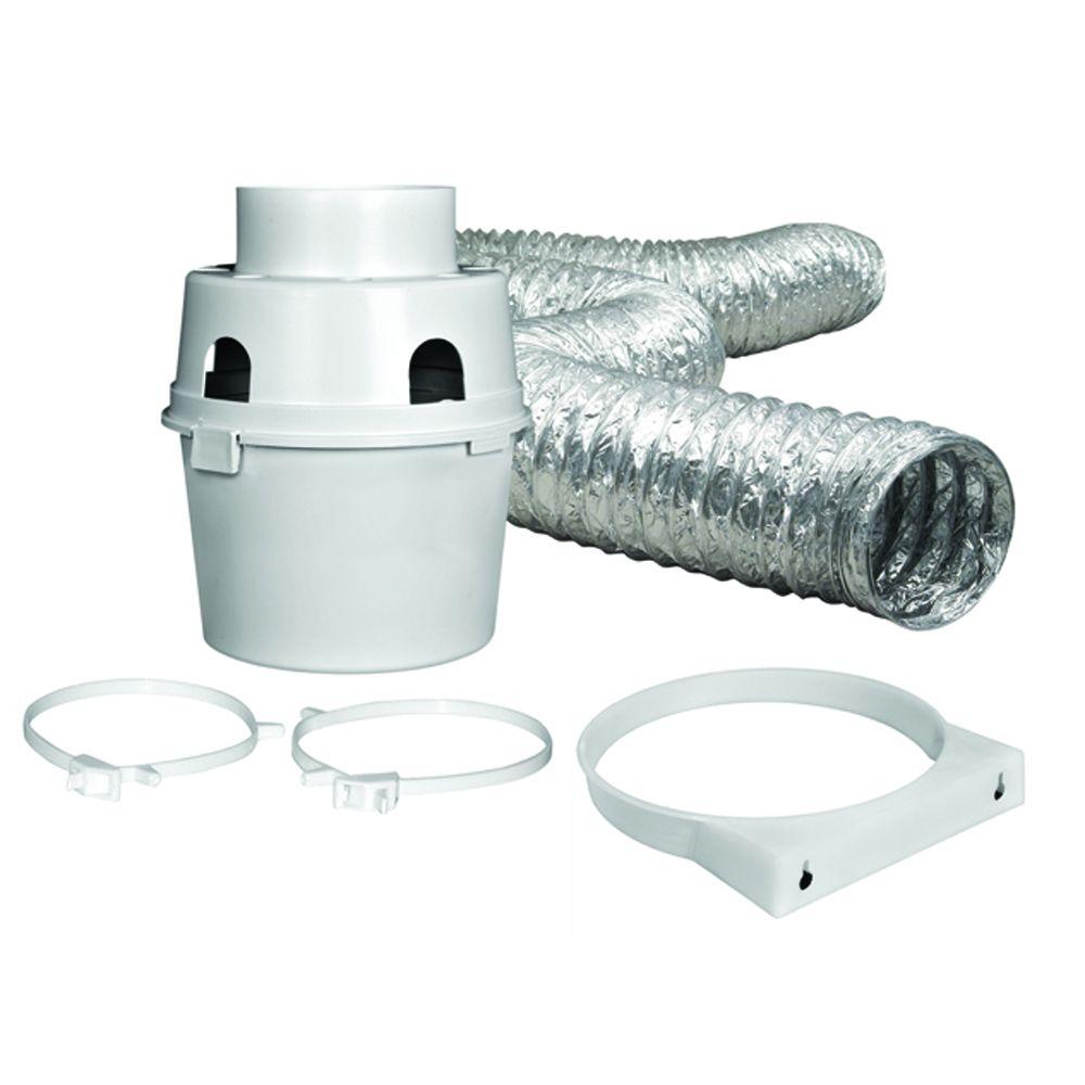 4 in. X 5 Ft. Indoor Dryer Vent Kit with Flexible Duct