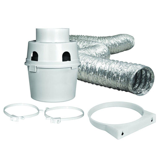 4 in. X 5 Ft. Indoor Dryer Vent Kit with Flexible Duct