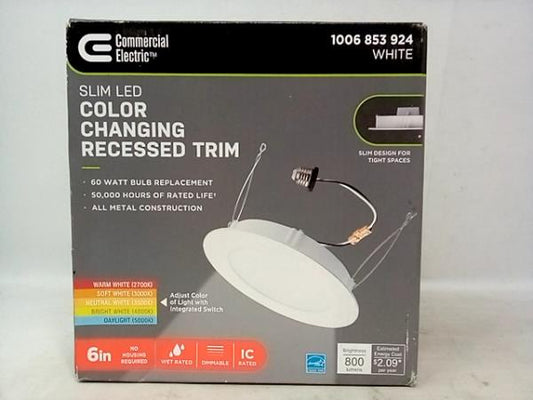 6 CCT LED Recessed Trim Light Ultra Slim