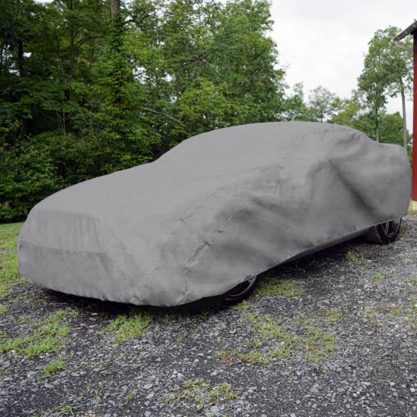 Budge Duro 3 Layer Hatchback Cover, Water Resistant, Scratchproof, Dustproof Cover, Fits Hatchbacks up to 15'3", Gray