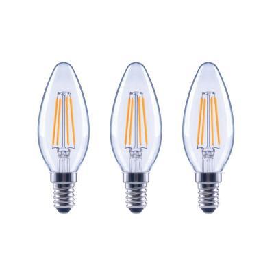 40-Watt Equivalent B11 Dimmable E12 Candelabra ENERGY STAR Clear Glass Candle LED Vintage Light Bulb Daylight (3-Pack)