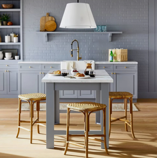 Oversized Sheer Pendant White