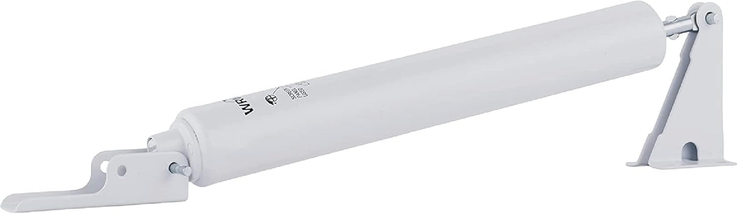 Wright Products Pneumatic Storm Door Closer – Adjustable, Smooth-Closing with Hold-Open Washer (Transitional, White)