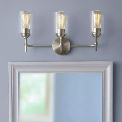 Ayelen 3-Light Vanity Fixture Brushed Nickel