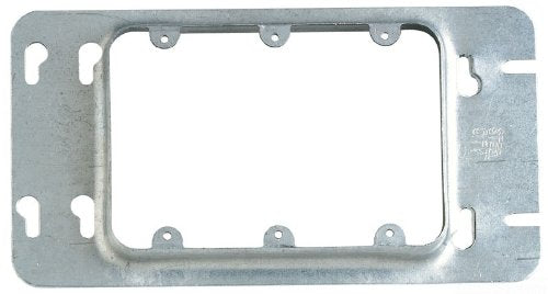 Steel City 3GC Gang Outlet Box Cover, Raised, 3 Gang, 8-13/16-Inch Length by 4-11/16-Inch Width, Galvanized