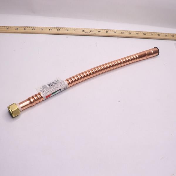 18 in. Copper 3/4 in. FIP X 3/4 in. S-Line