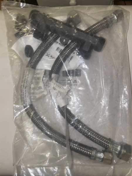 Grundfos Comfort Valve with hoses (Kit 99499763) under sink hot circulation kit