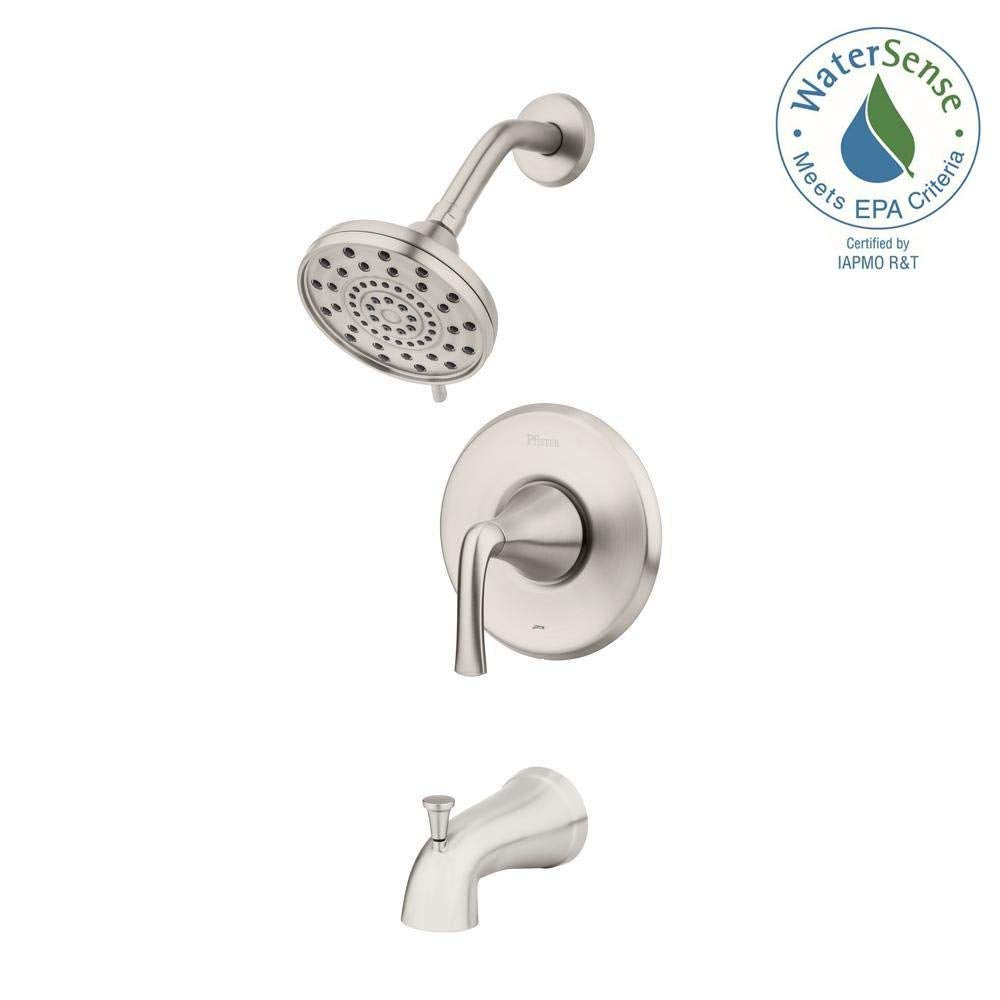 Pfister Ladera Single-Handle 3-Spray Tub and Shower Faucet in Spot Defense Brushed Nickel