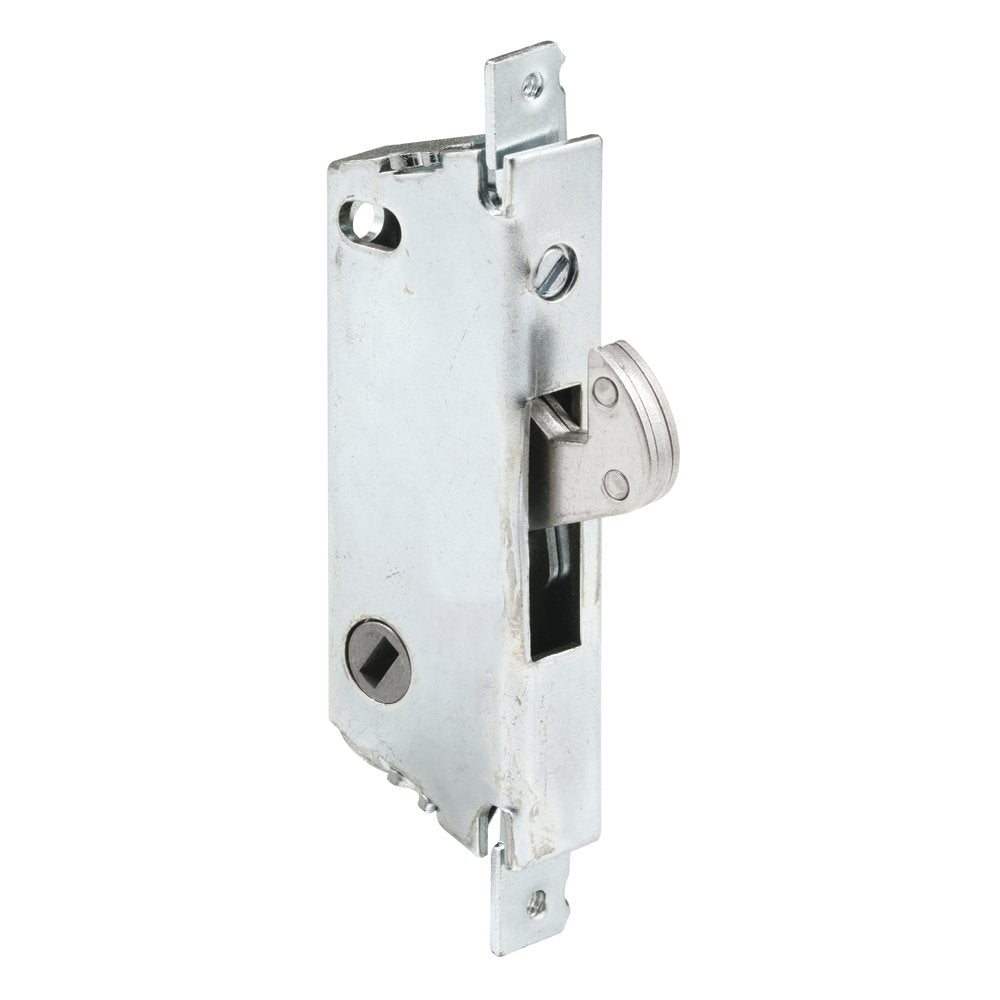 Prime-Line E 2111 Adams Right, Stainless Steel, Round Faceplate, Patio Door, Mortise Lock (Single Pack)