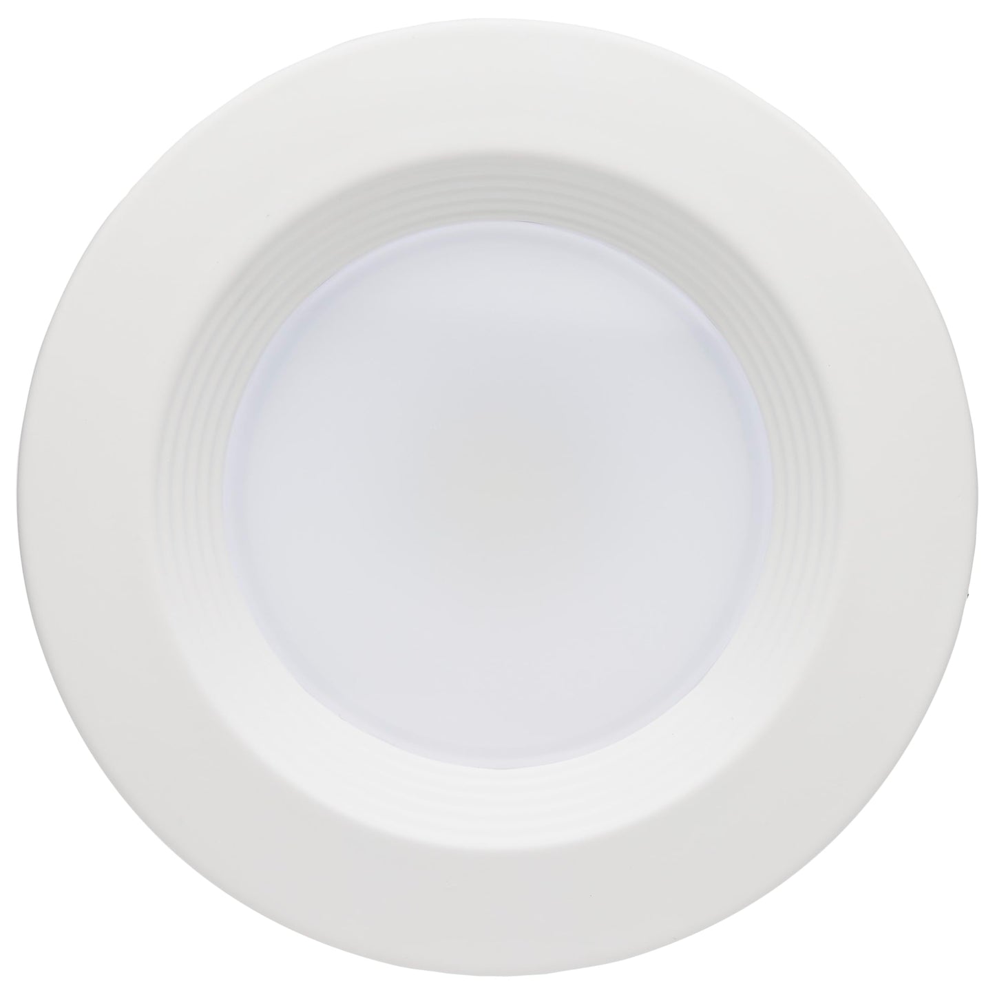 Satco LED Retrofit Downlight with Stepped Baffle, CCT Selectable 2700K/3000K/3500K/4000K/5000K, 4 Inch Round, White