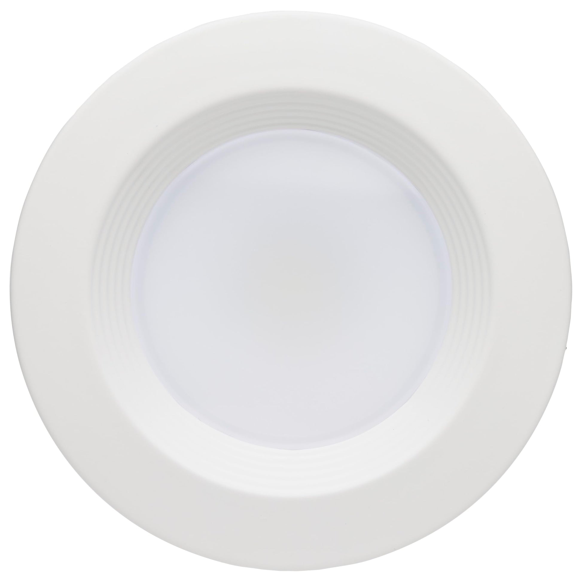 Satco LED Retrofit Downlight with Stepped Baffle, CCT Selectable 2700K/3000K/3500K/4000K/5000K, 4 Inch Round, White