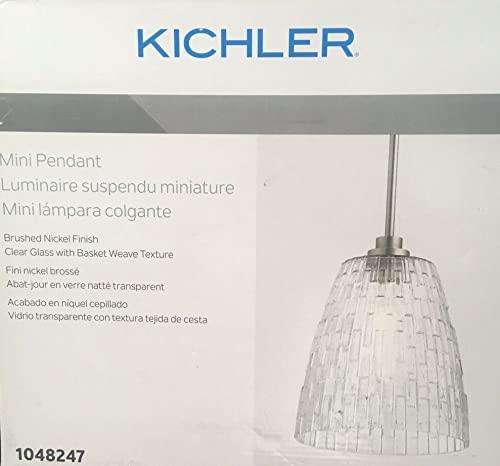 10" 1 Light Mini Pendant Brushed Nickel