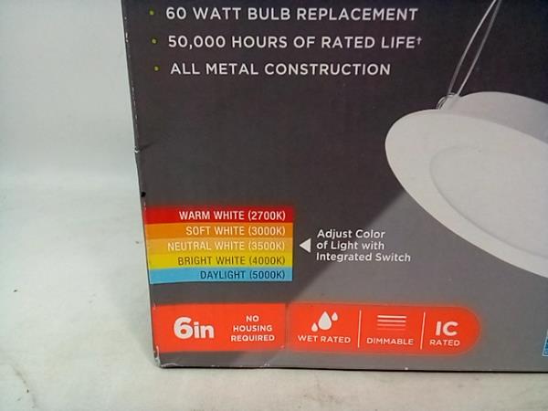 6 CCT LED Recessed Trim Light Ultra Slim