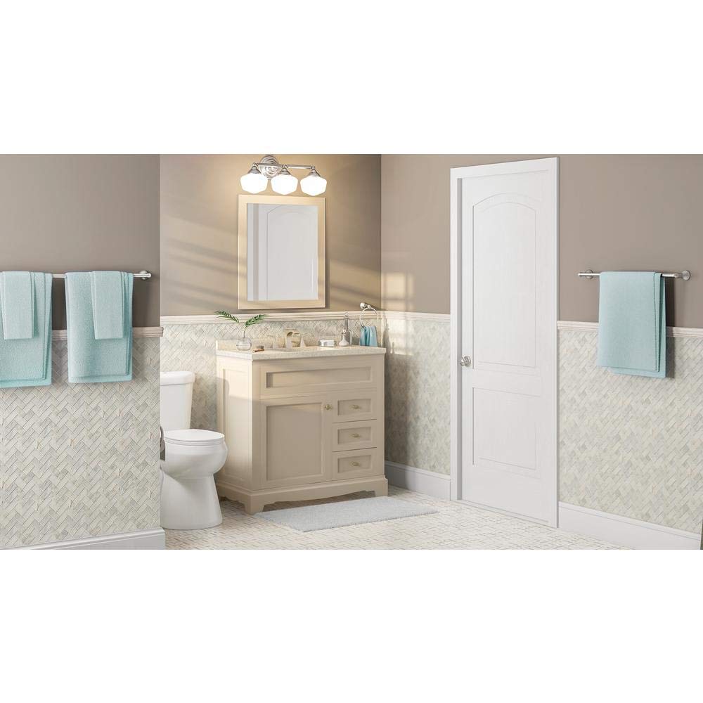 Moen Darcy 24 in. Towel Bar with Press and Mark in Brushed Nickel