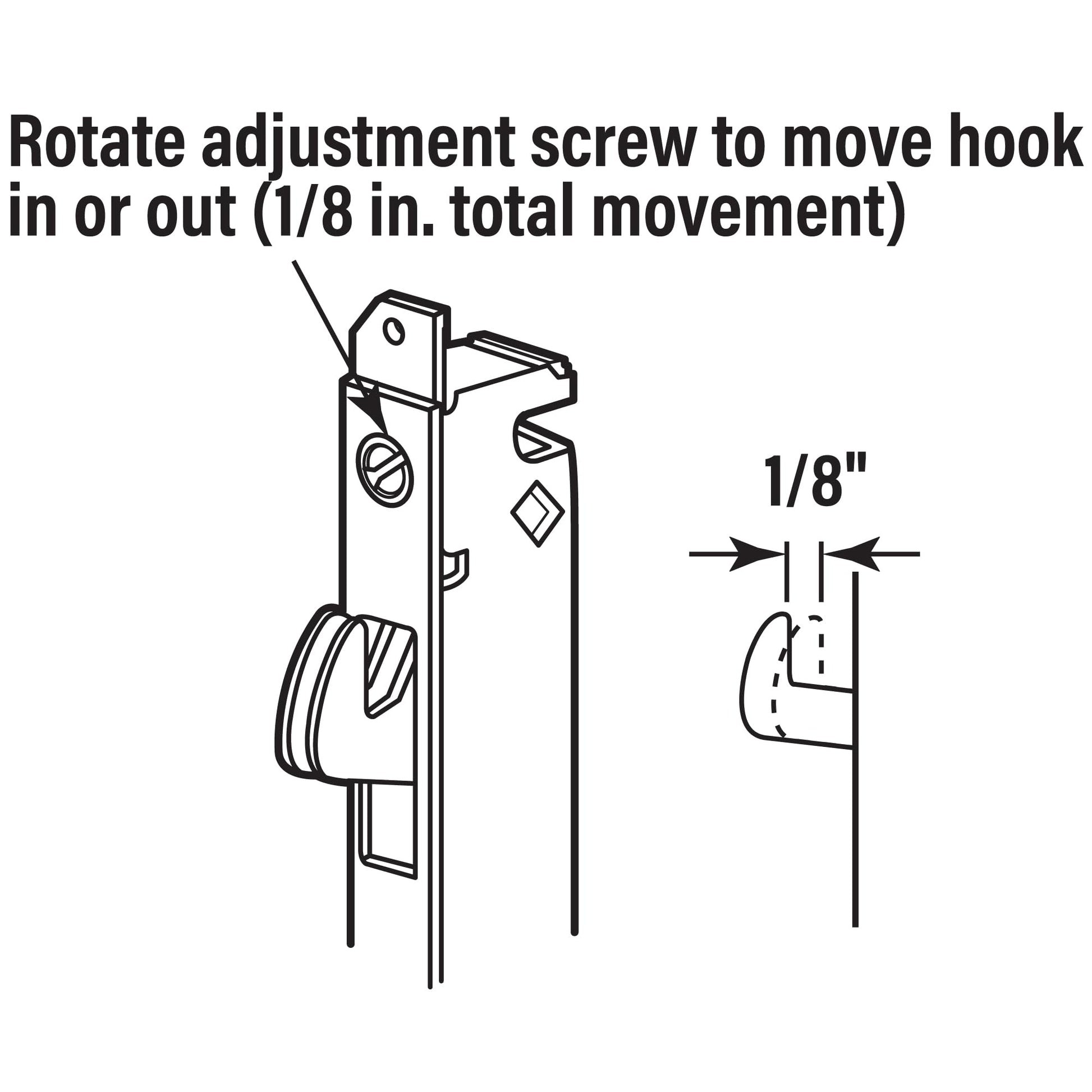 Prime-Line E 2111 Adams Right, Stainless Steel, Round Faceplate, Patio Door, Mortise Lock (Single Pack)