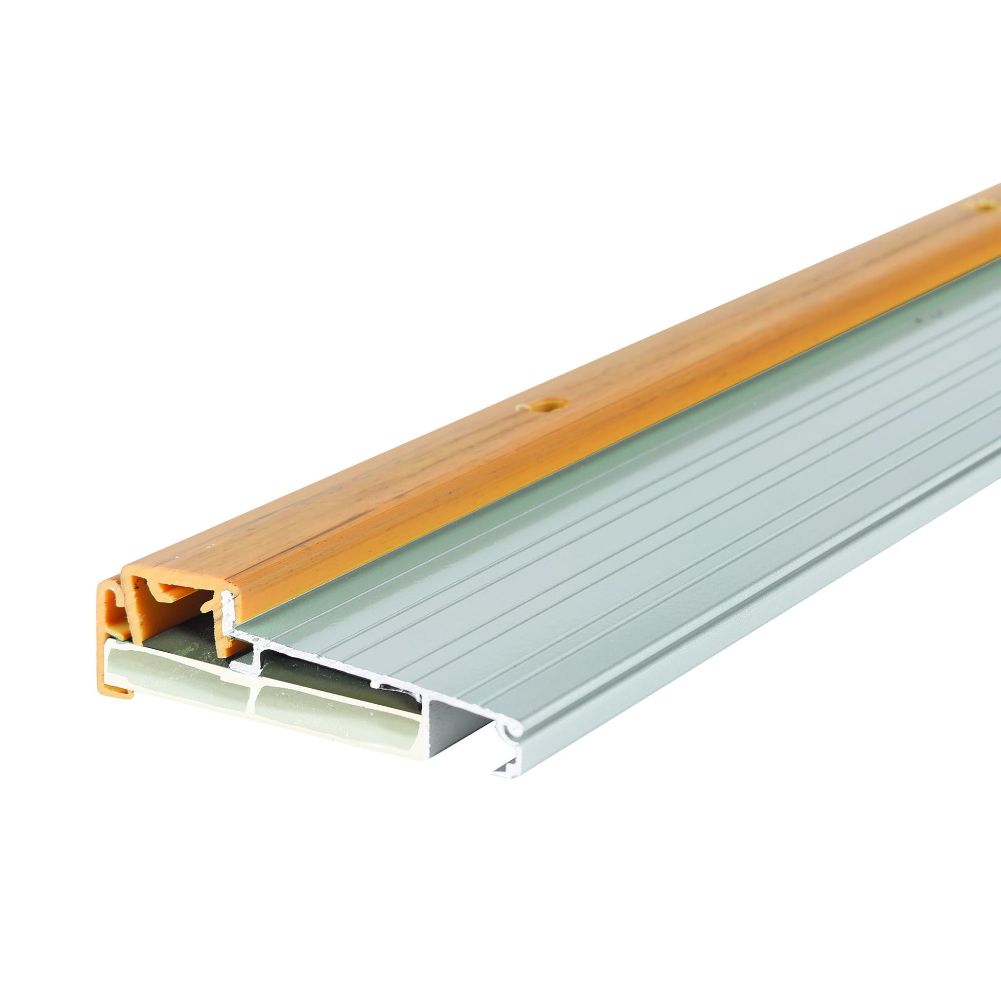 M-D Building Products 43822 4-9/16 in. x 1-3/8 in. x 36 in. Silver Adjustable Aluminum Thermal Break Threshold