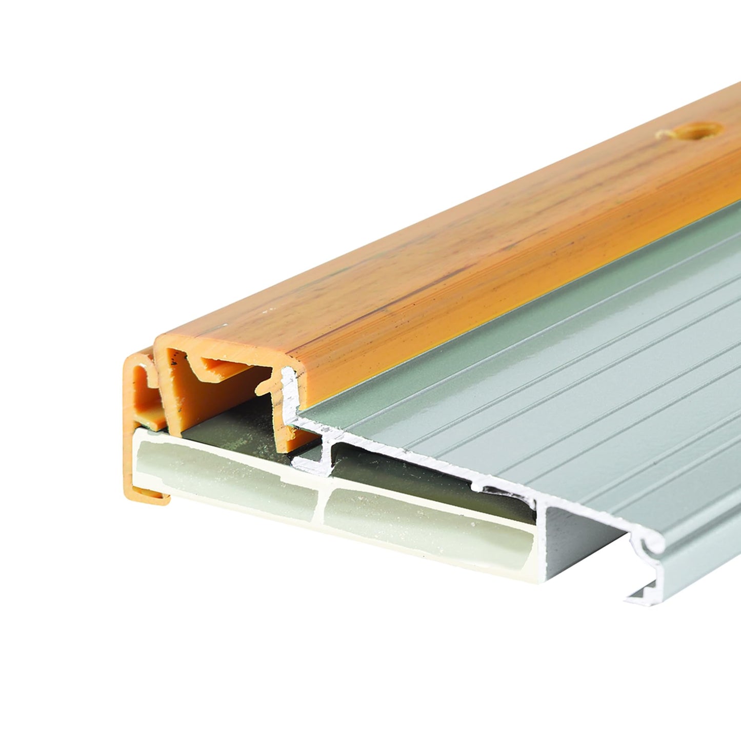 M-D Building Products 43822 4-9/16 in. x 1-3/8 in. x 36 in. Silver Adjustable Aluminum Thermal Break Threshold