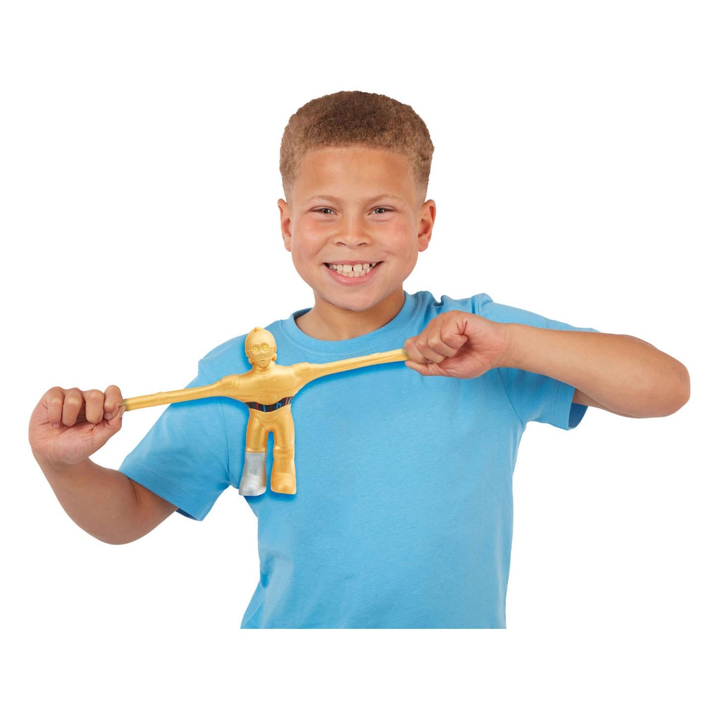STRETCH ARMSTRONG Star Wars C3PO Toy - Fully Stretchable C3PO Action Figure for Amazing Stretchy Fun - Mini 6-Inch Protocol Droid Toy for Ages 5+