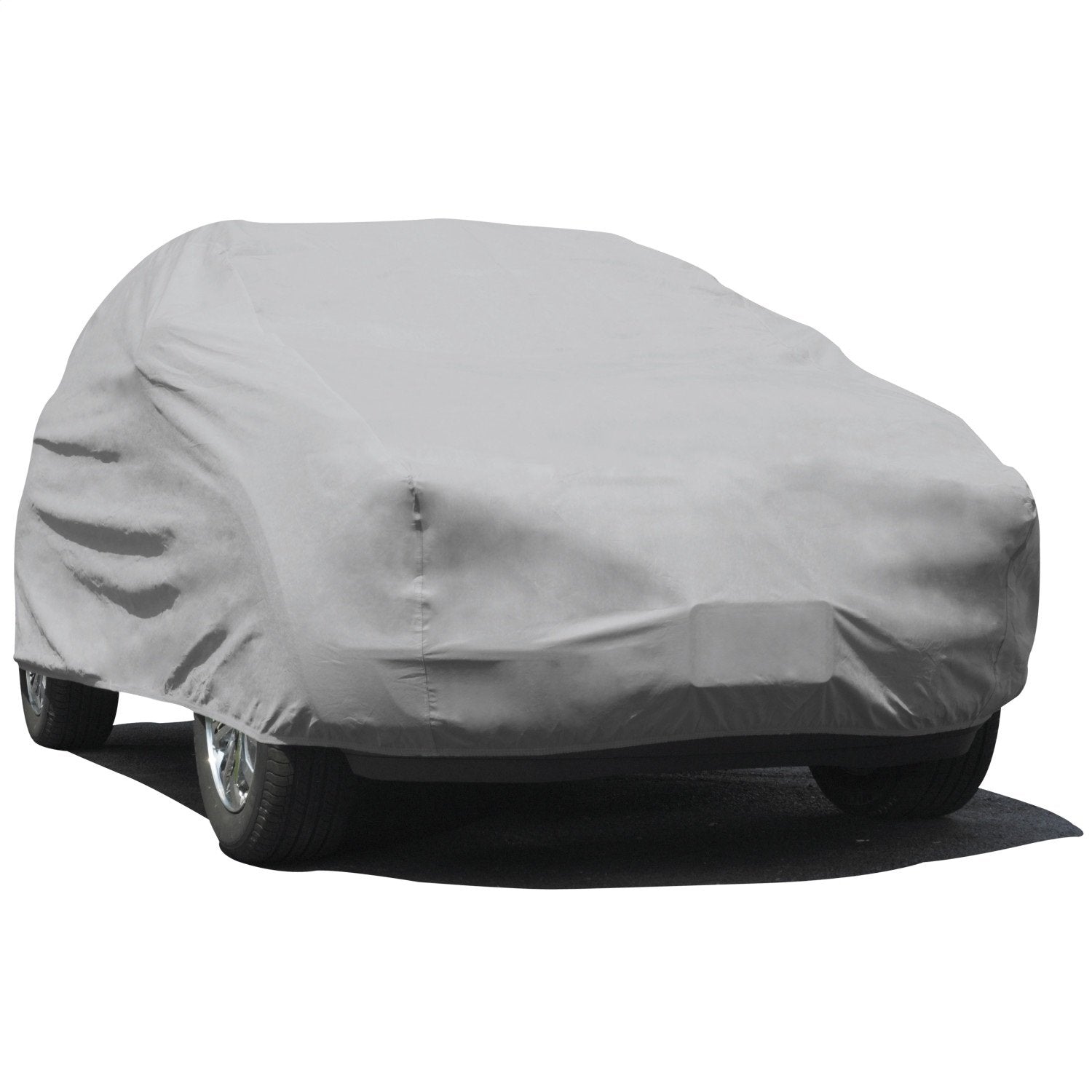Budge - URB-2 Rain Barrier SUV Cover, Outdoor, Water-Resistant, Breathable, SUV Cover fits SUVs up to 210", Gray