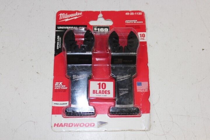 1-3/8 in. High Carbon Steel Universal Fit Japanese Teeth Hardwood Cutting Multi-Tool Oscillating Blade (10-Pack)