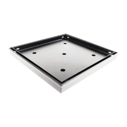 8 in. X 8 in. Stainless Steel Square Shower Drain with Tile Insert Drain Cover