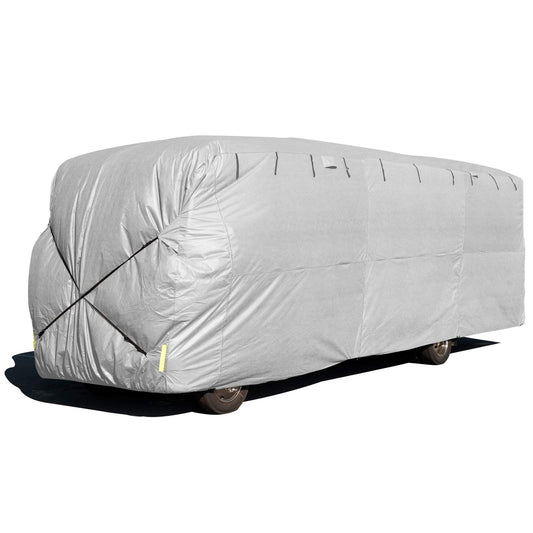 Budge Premier Class A RV Cover Fits Class A RVs up to 30' Long (Gray, Polyester), 30' L x 110" W x 114" H (RVRP-3)