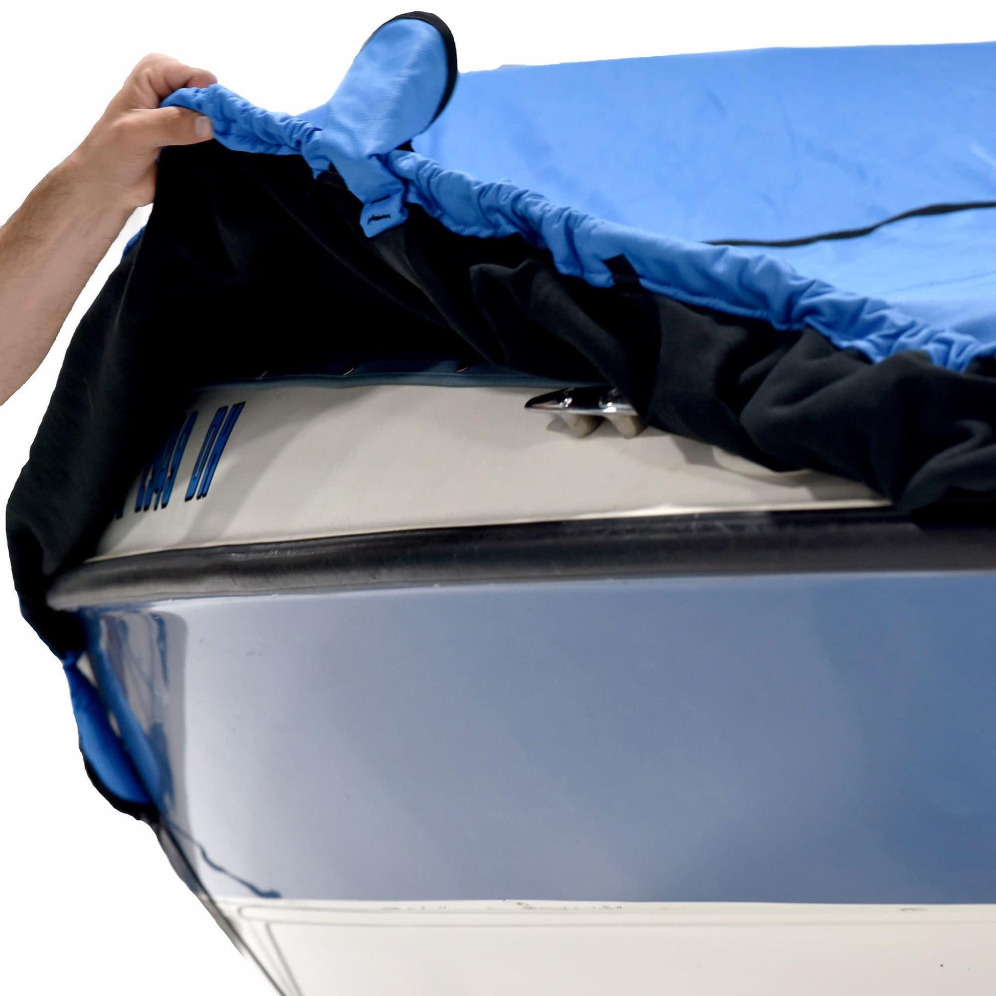 Budge American Flagship Ripstop Pontoon Cover, Gray, 20' to 24' Long (Beam Width Up to 110")