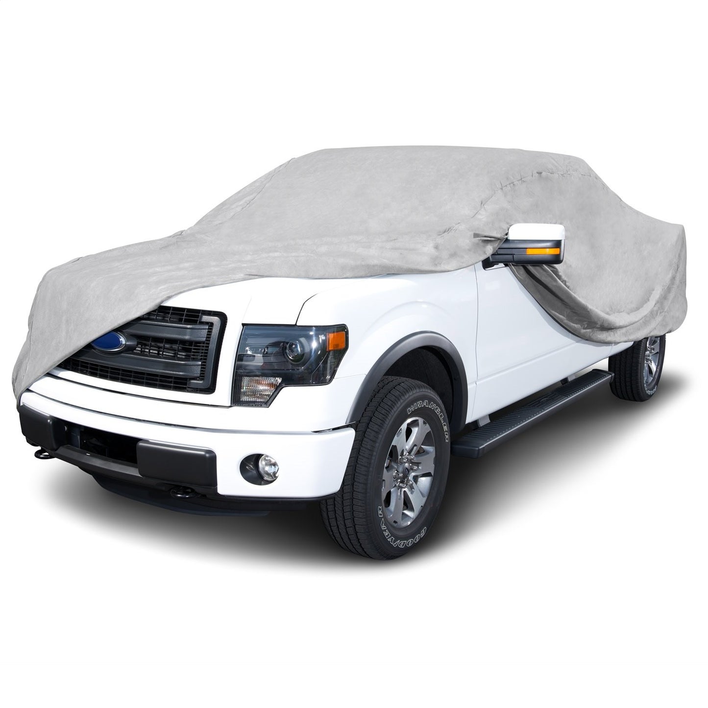 Budge Lite Truck Cover Indoor, Dustproof, UV Resistant Truck Cover Fits Full Size Trucks up to 264" L x 80" W x 60" H, Gray