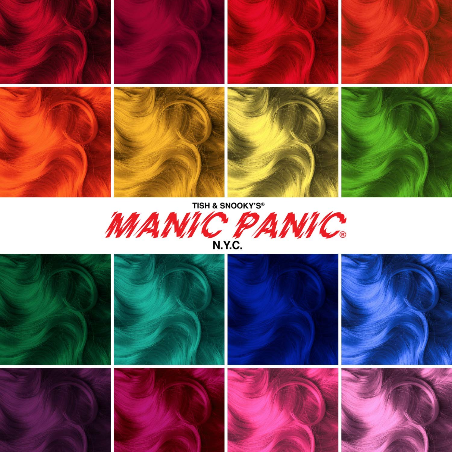MANIC PANIC Classic Lie Locks Semi Permanent Hair Color - Medium Indigo Purple Hair Dye for Women & Men That Lasts 4-6 Weeks - Vegan, Ammonia & Cruelty-Free - Create & Mix Custom Shades (4oz)