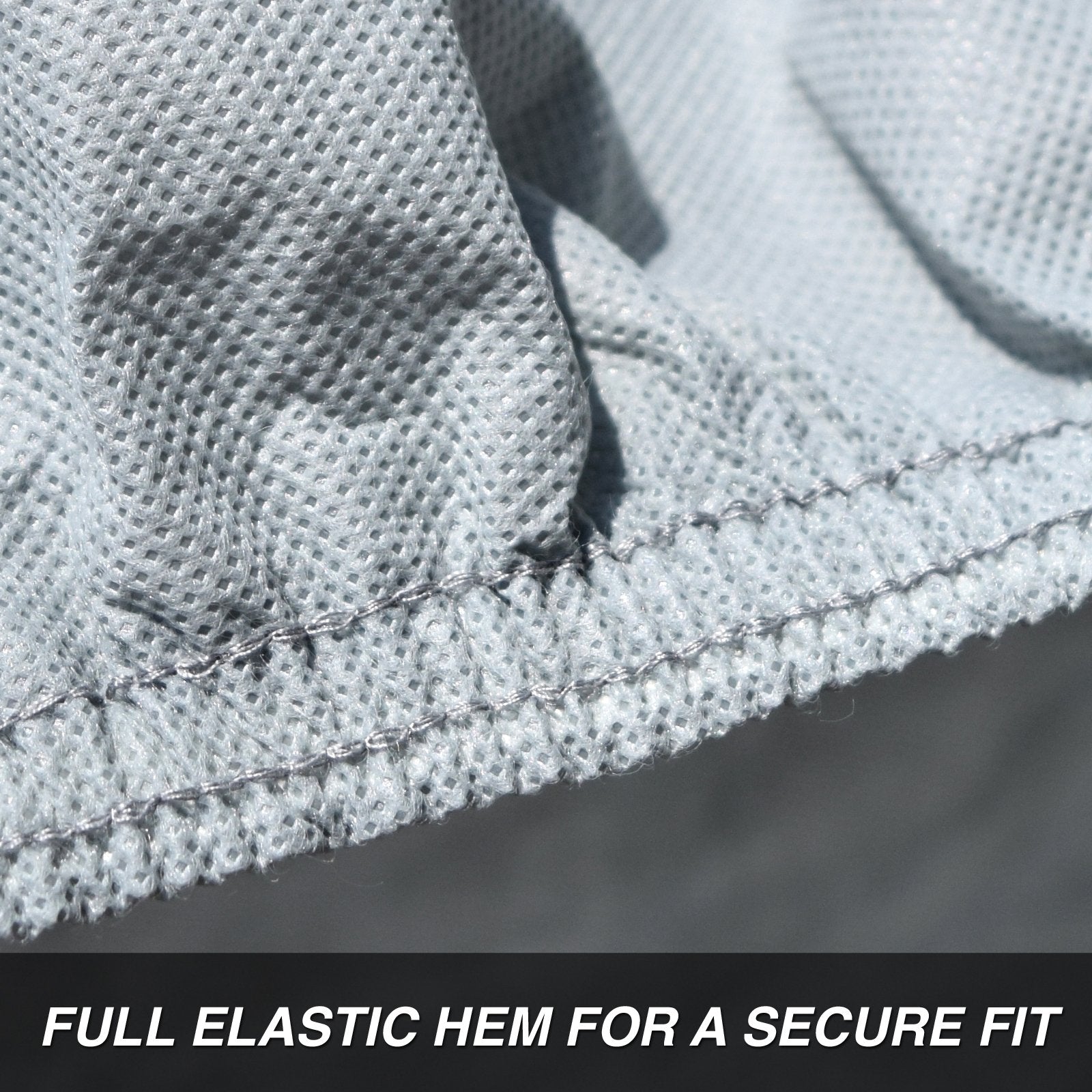 Budge Ultra Duro Car Cover, 3-Layer UV & Water Resistant Outdoor Protection, Fits Cars up to 170”, Gray, Size D-2