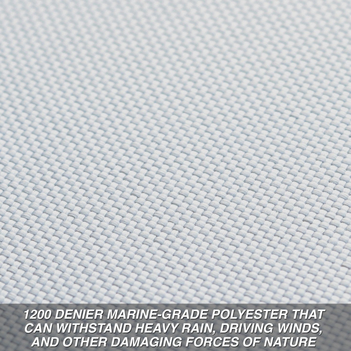 Budge 1200 Denier Boat Cover fits Center Console V-Hull Boats B-1231-X6 (20' to 22' Long, Gray)