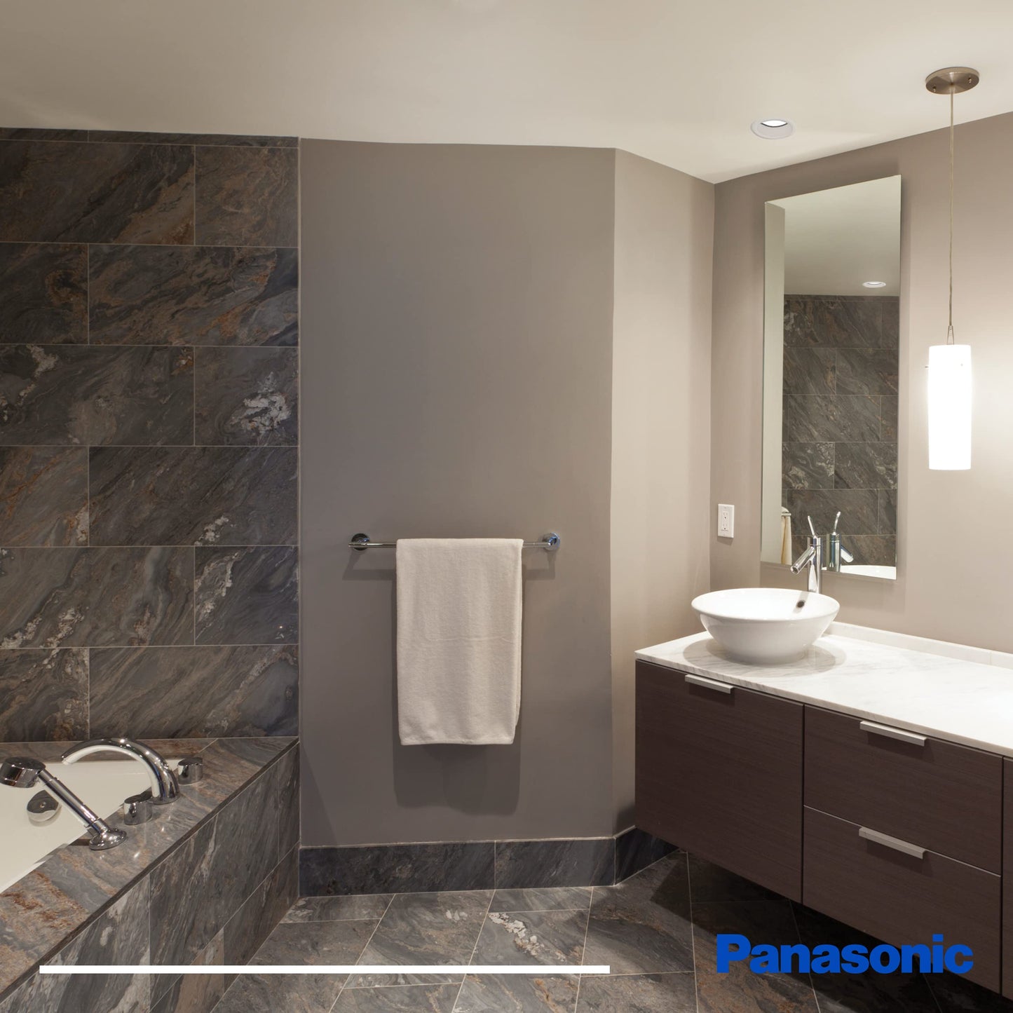 Panasonic EZSoffit Vent with Soffit Termination System for Optimized Airflow, EZSV14