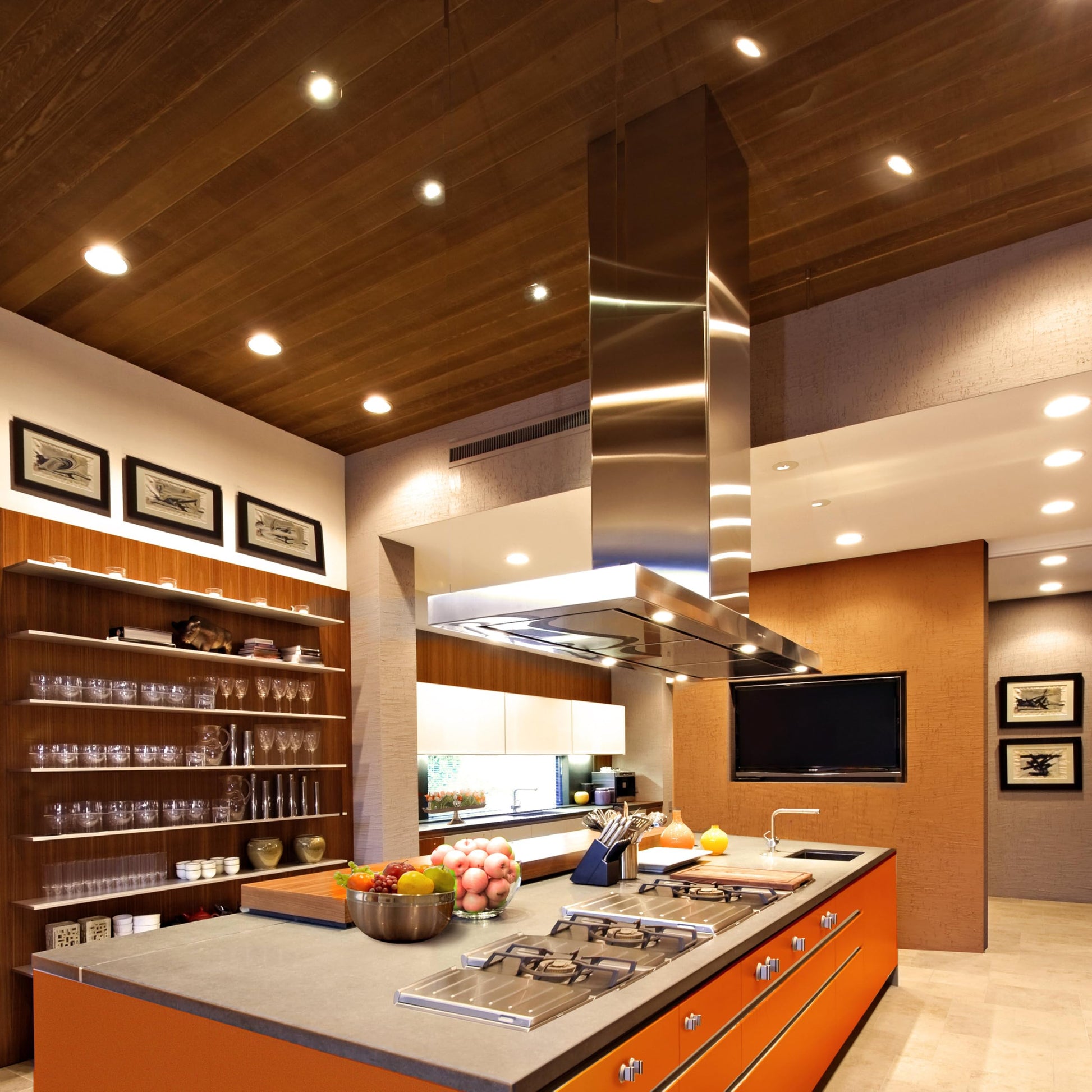 Satco LED Retrofit Downlight with Stepped Baffle, CCT Selectable 2700K/3000K/3500K/4000K/5000K, 4 Inch Round, White