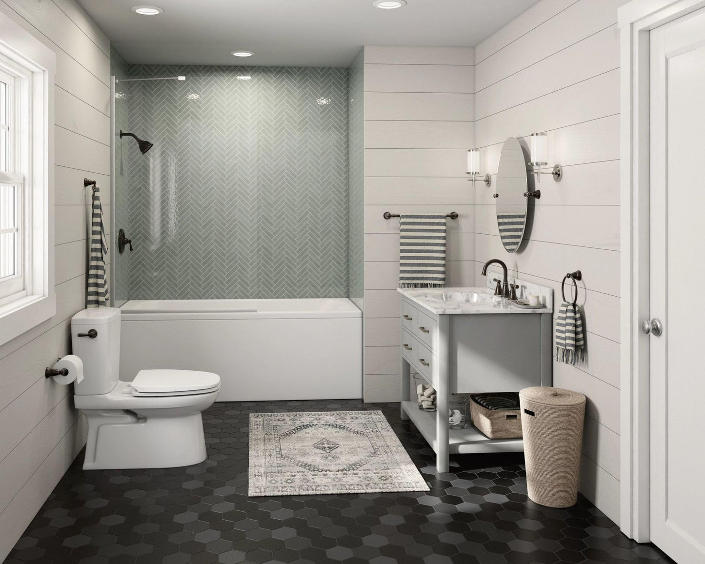 Moen Y2608BRB Banbury Pivoting Paper Holder, Mediterranean Bronze