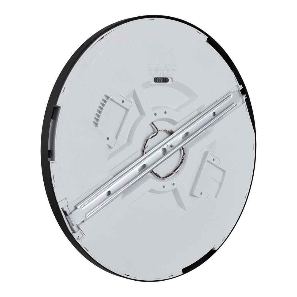 (2-PACK) Commercial Electric 15 in. Black Ultra-Low Profile LED Flush Mount 5CCT