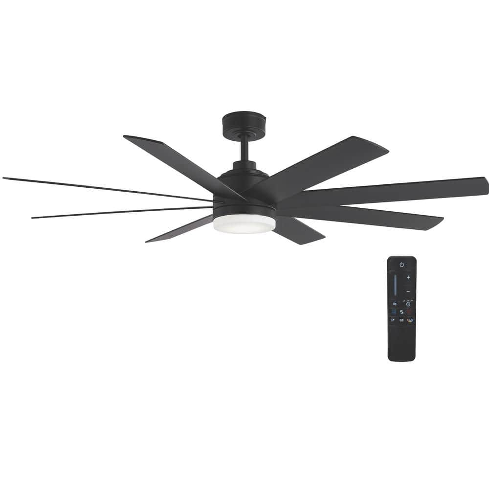 LIGHT SHADE ONLY FOR Celene 62 in. Indoor/Outdoor Matte Black Ceiling Fan