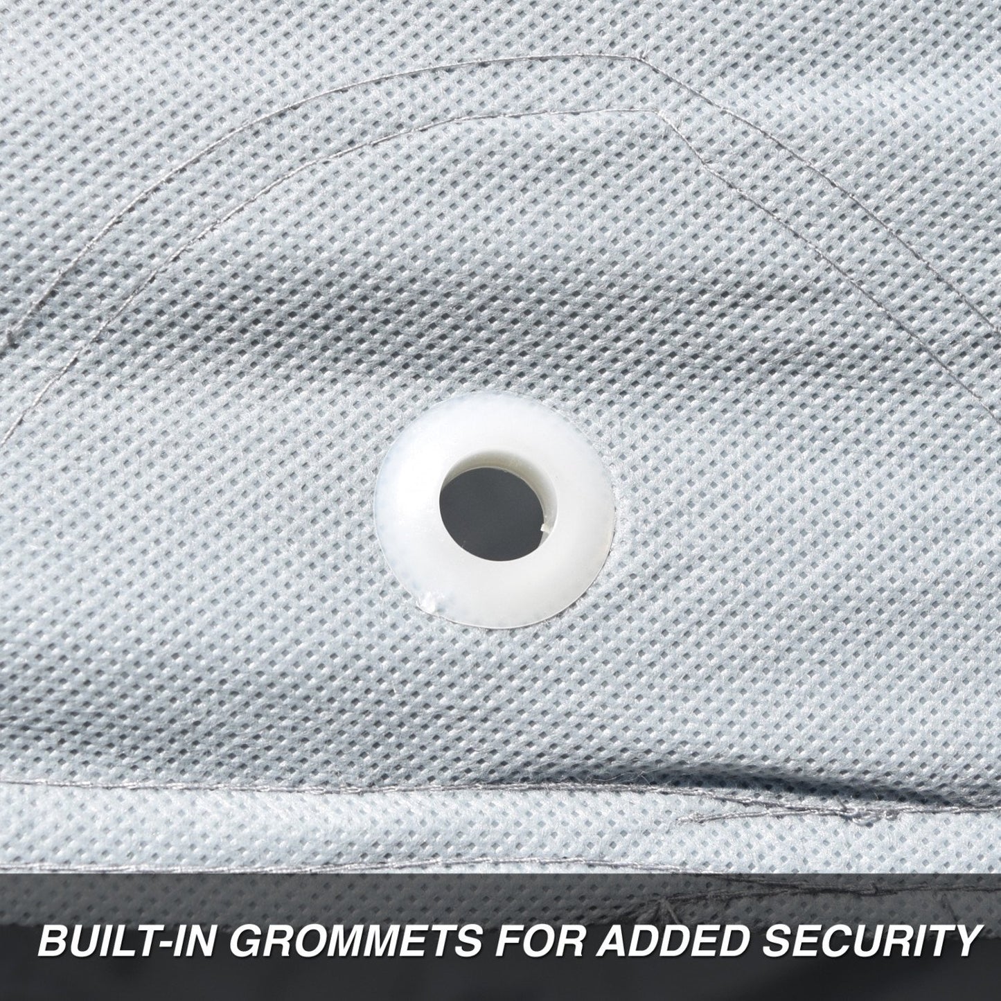 Budge Ultra Duro Car Cover, 3-Layer UV & Water Resistant Outdoor Protection, Fits Cars up to 200”, Gray, Size D-3