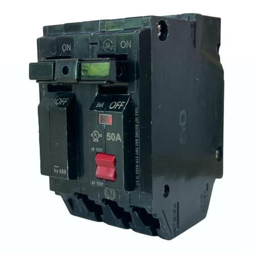 50 Amp 240-Volts Double Pole Ground Fault Breaker with Self-Test