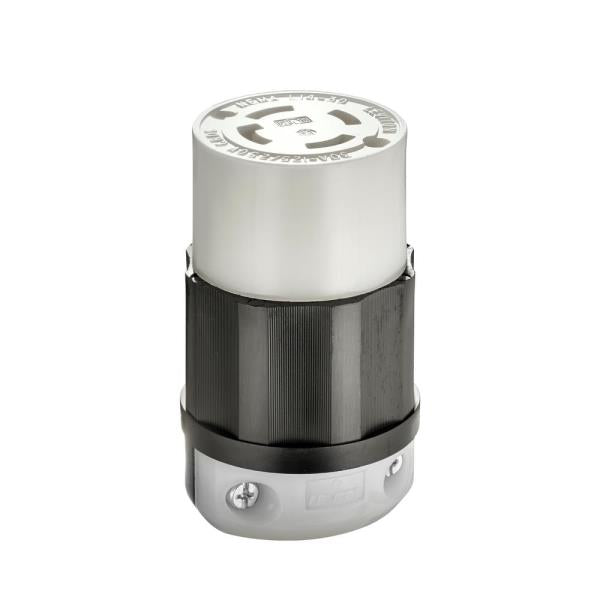 Leviton Commercial Nylon Curved Blade/Ground Locking Connector L14-30R 3 Pole 4 Wire