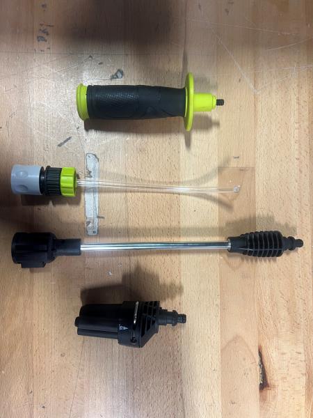 (ACCESSORIES ONLY) RYOBI EZClean 600 PSI Cold Water Pressure Cleaner