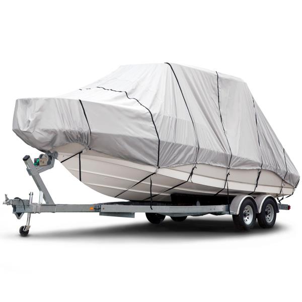 Budge B-1221-X5 1200 Denier Hard Top / T-Top Boat Cover Fits 18 ft. to 20 ft. Beam Width Up to 106 in. 1200 Denier Hard Top / T-Top Boat Cover