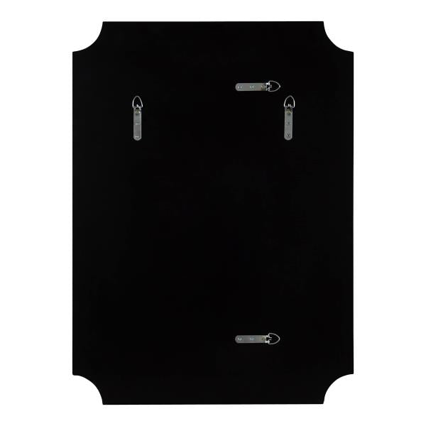 22" x 30" Glam Scalloped Gold Wall Mirror 