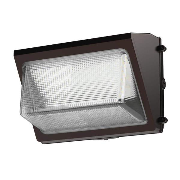 4000/6000/8000 Lumen Integrated LED Selectable Bronze Commercial Wall Pack Light