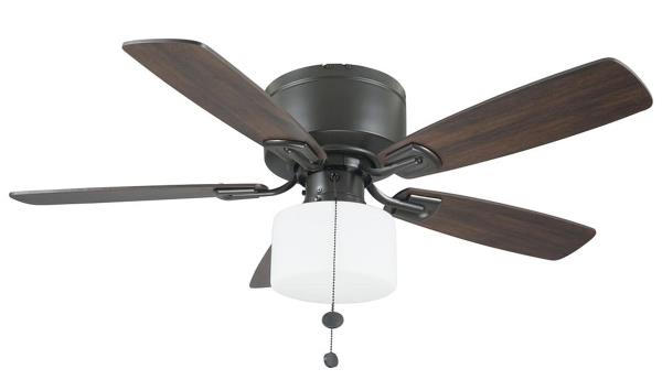 NO GLOBE Bellina 42 in. Oil-Rubbed Bronze Ceiling Fan with LED Light Kit