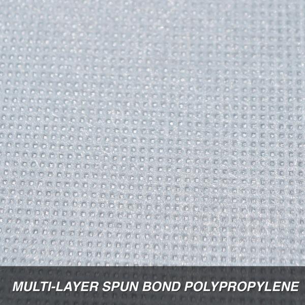 Budge Duro 3 Layer Hatchback Cover, Water Resistant, Scratchproof, Dustproof Cover, Fits Hatchbacks up to 15'3", Gray